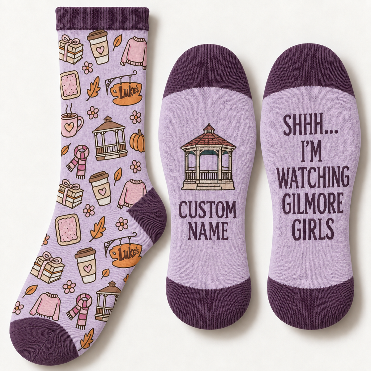 Gilmore Girls Socks, Rewatch Season Socks
