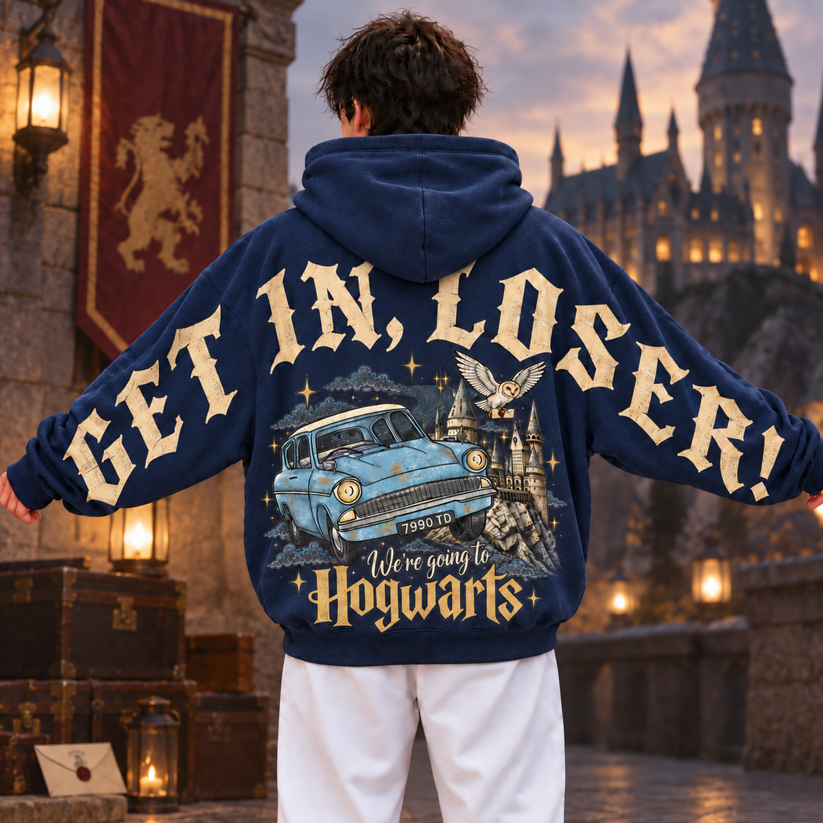 Get In Loser Hoodie, Wizard House Hoodie