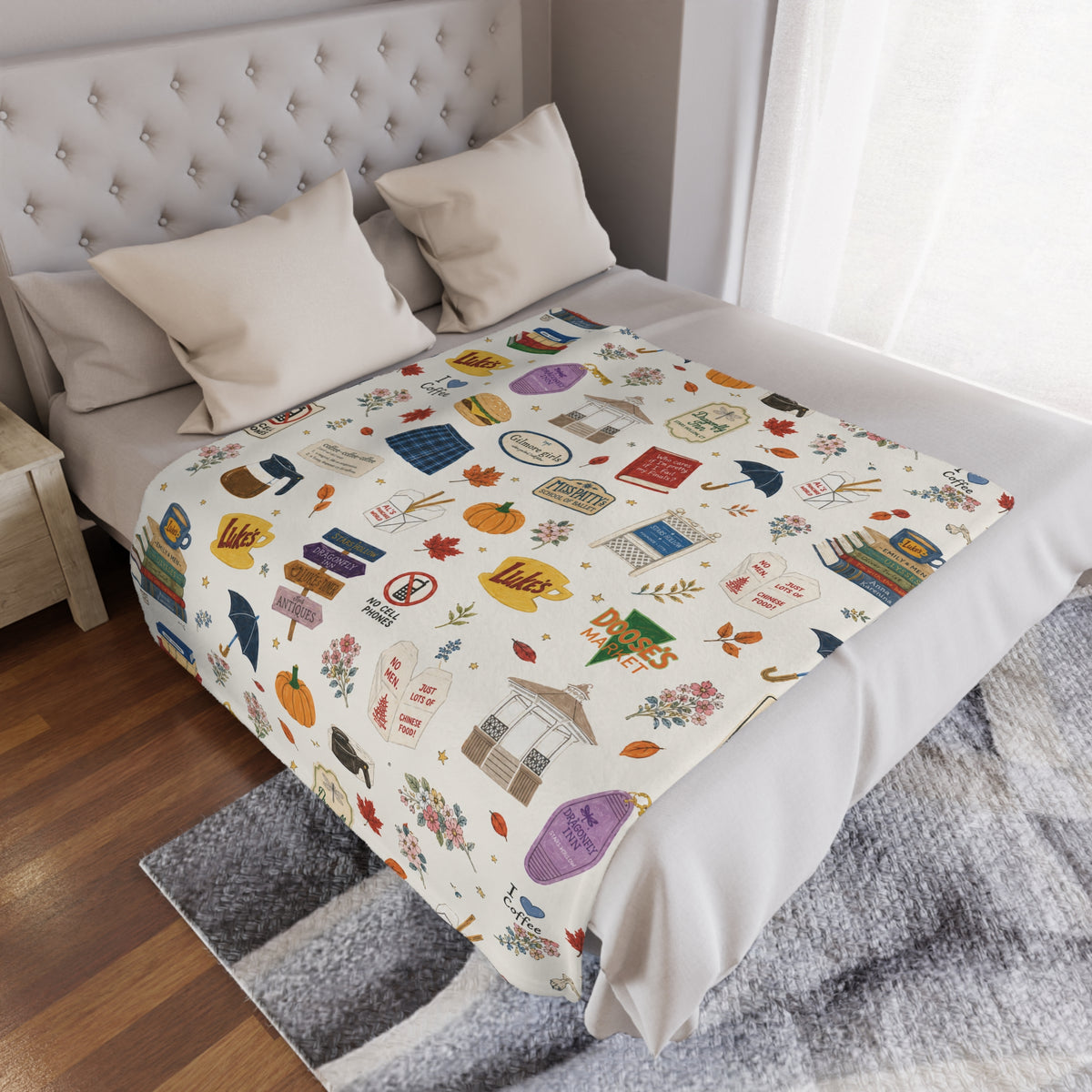 Stars Hollow Throw Blanket, Gilmore Girls Cozy Blanket