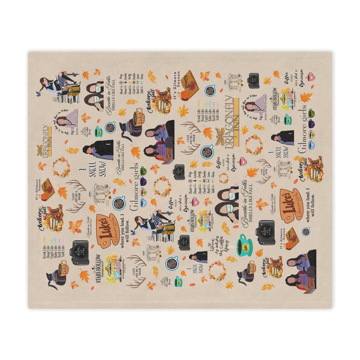 Stars Hollow Throw Blanket, Gilmore Girls Cozy Blanket