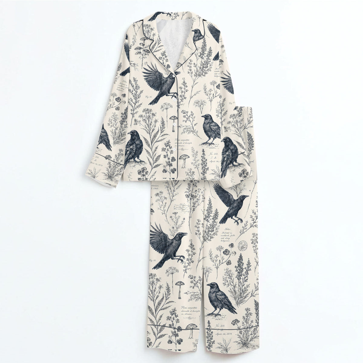 Raven Floral Pajamas