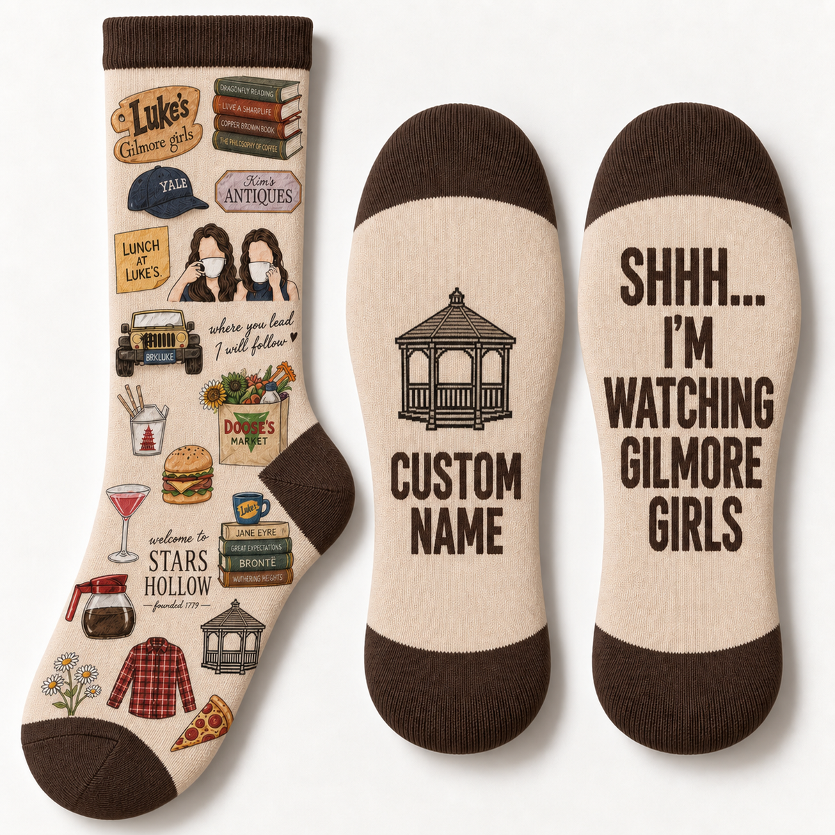 Gilmore Girls Socks, Rewatch Season Socks