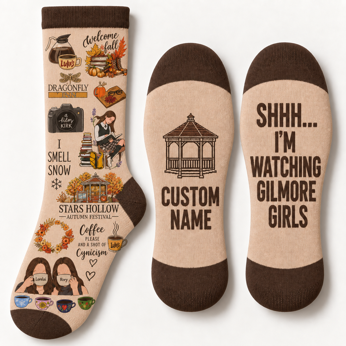 Gilmore Girls Socks, Rewatch Season Socks