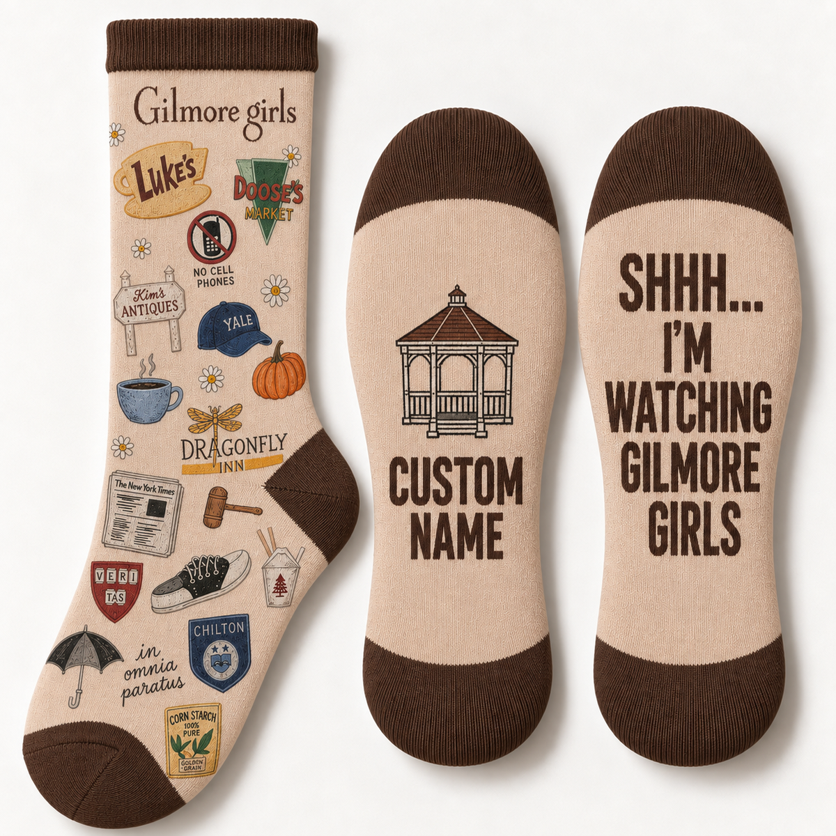 Gilmore Girls Socks, Rewatch Season Socks