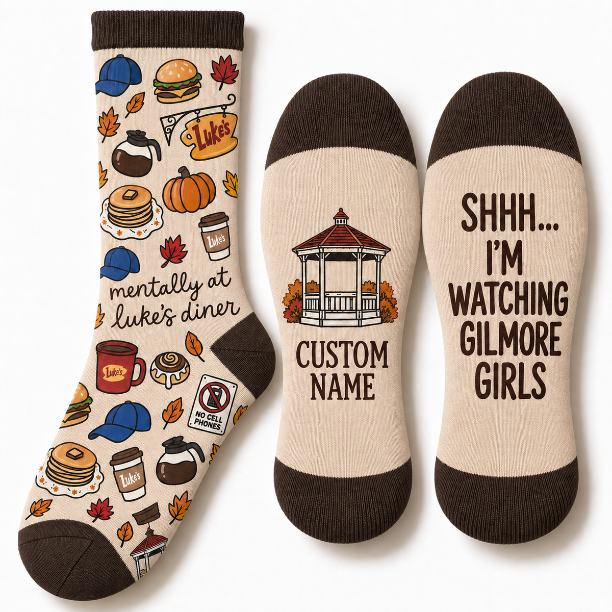 Gilmore Girls Socks, Rewatch Season Socks