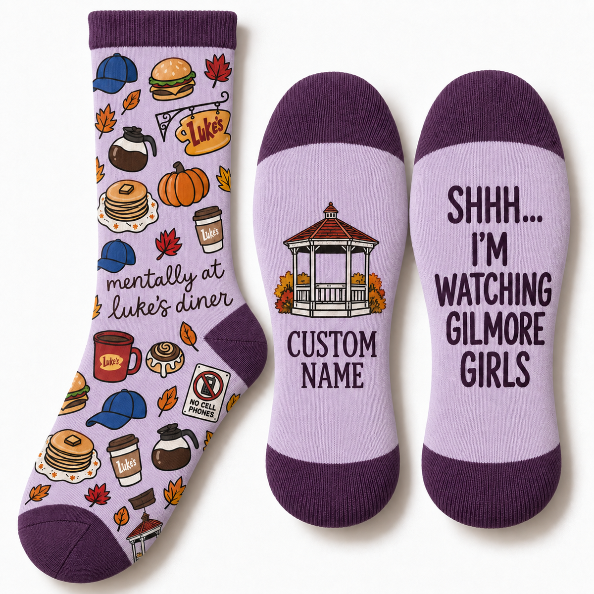 Gilmore Girls Socks, Rewatch Season Socks