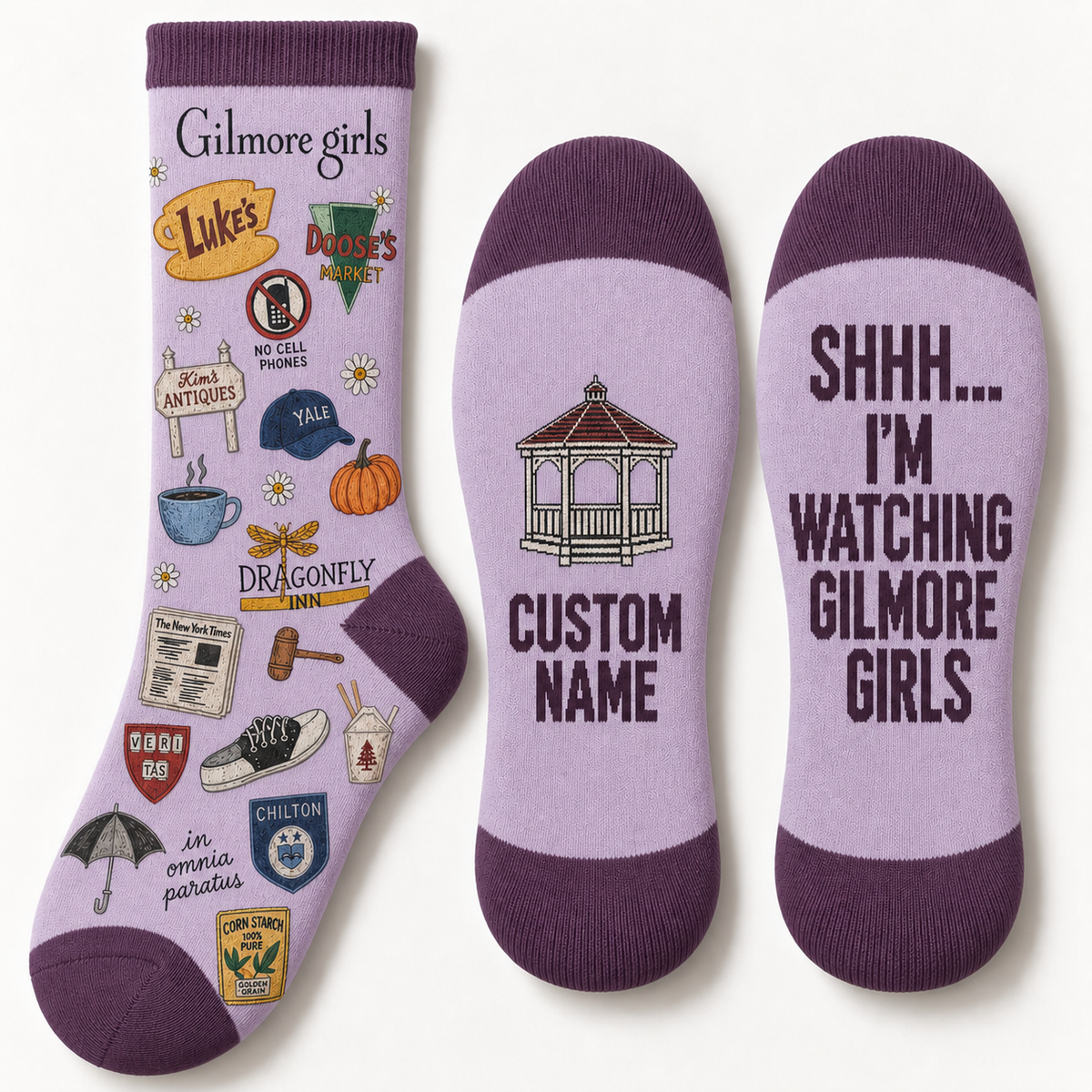 Gilmore Girls Socks, Rewatch Season Socks