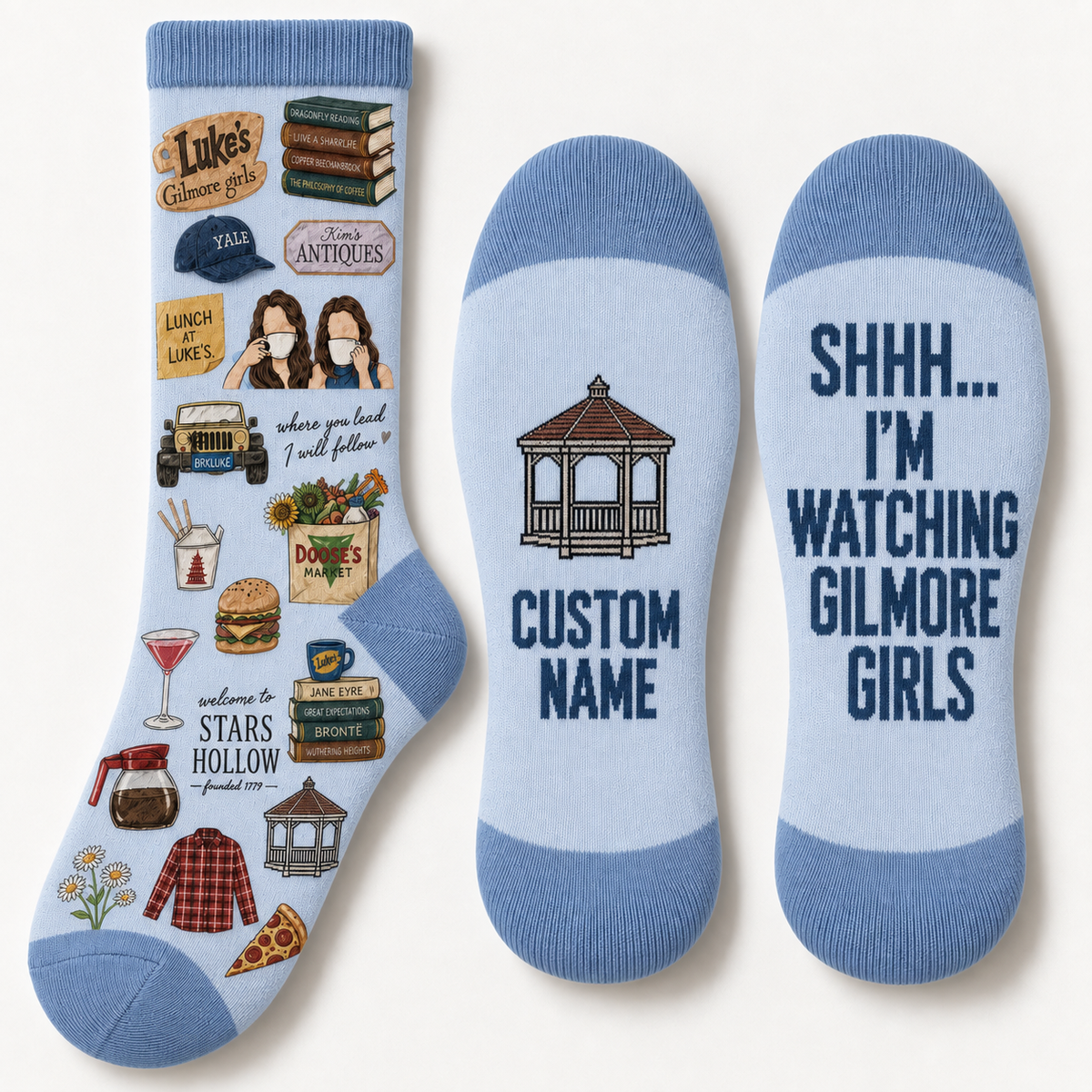 Gilmore Girls Socks, Rewatch Season Socks