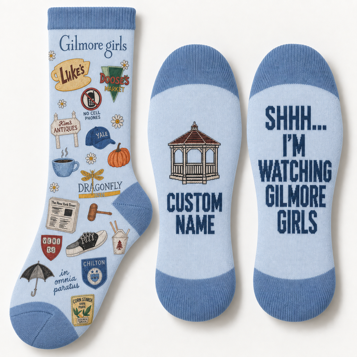 Gilmore Girls Socks, Rewatch Season Socks