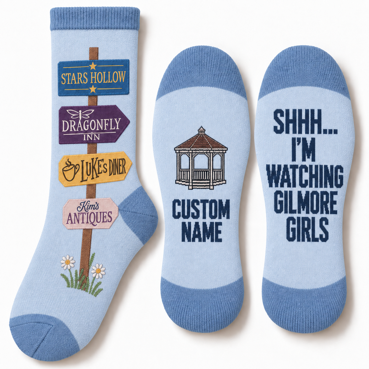 Gilmore Girls Socks, Rewatch Season Socks