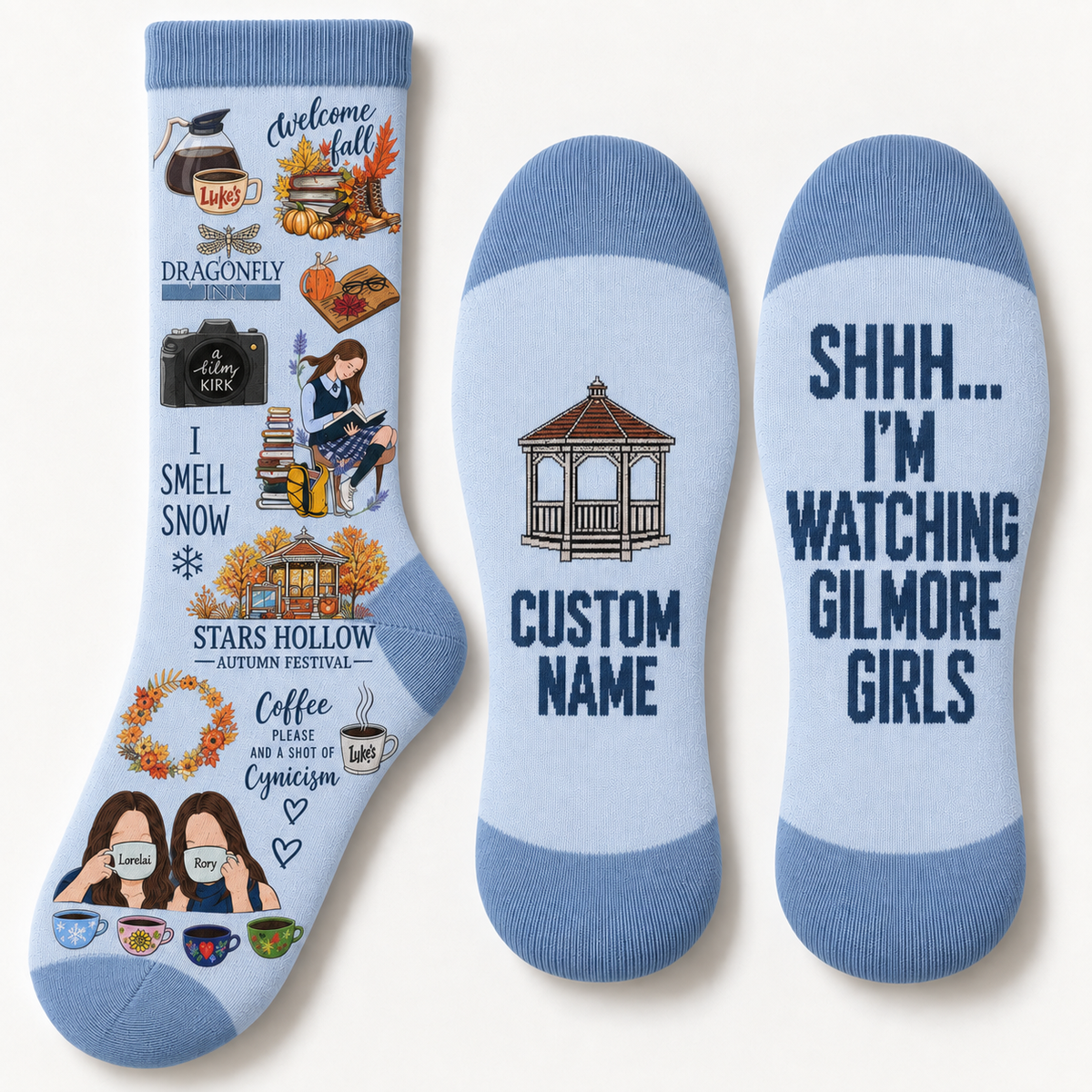 Gilmore Girls Socks, Rewatch Season Socks
