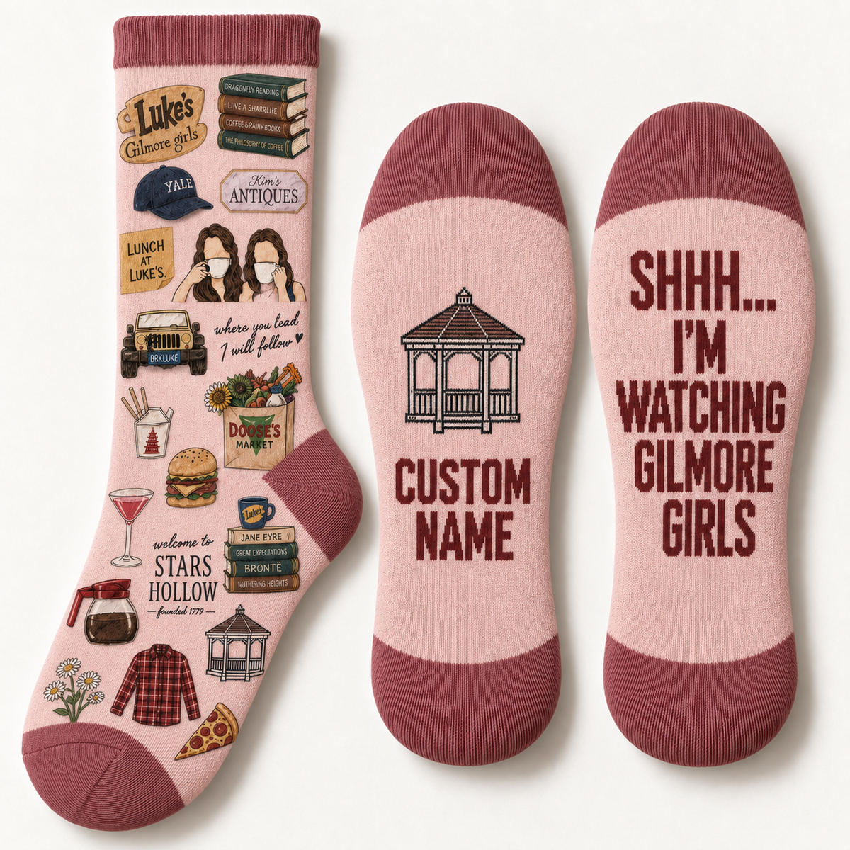 Gilmore Girls Socks, Rewatch Season Socks