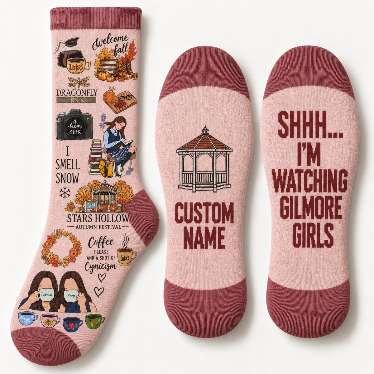 Gilmore Girls Socks, Rewatch Season Socks