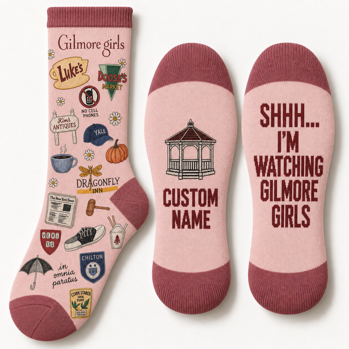 Gilmore Girls Socks, Rewatch Season Socks