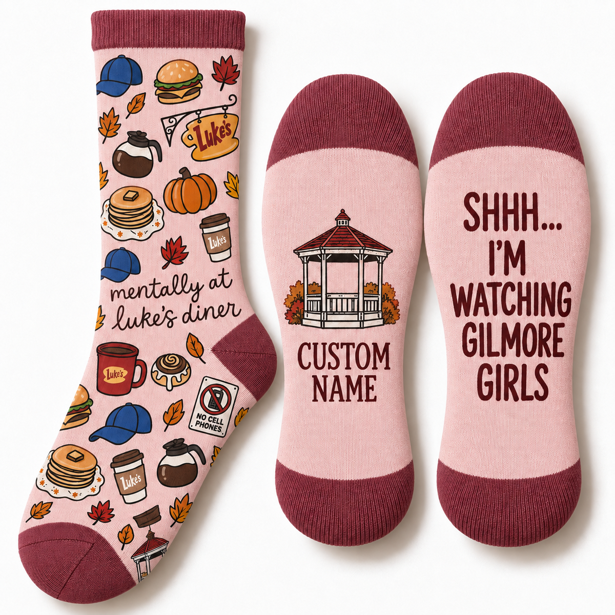 Gilmore Girls Socks, Rewatch Season Socks
