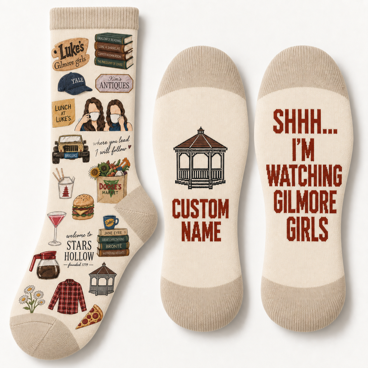 Gilmore Girls Socks, Rewatch Season Socks