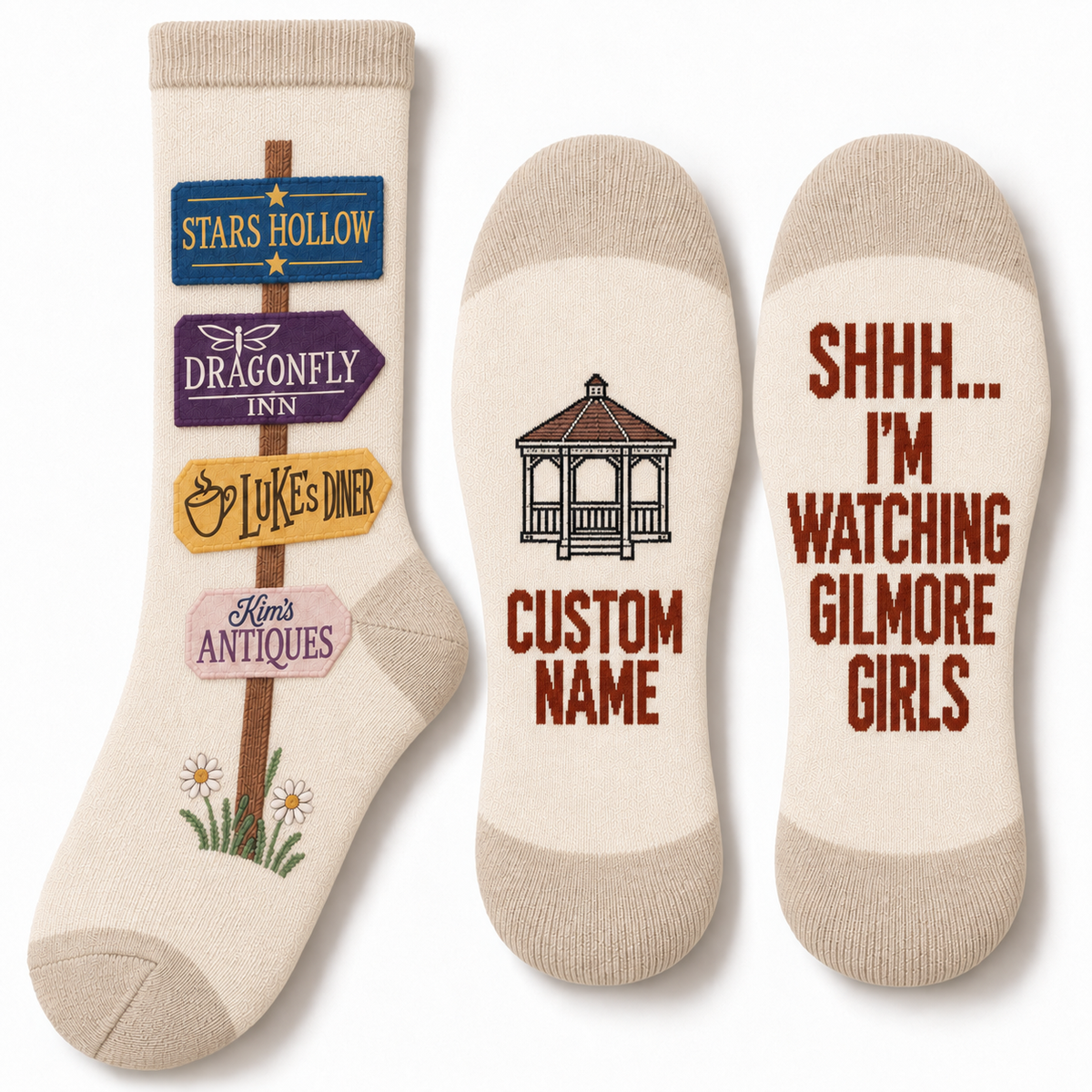 Gilmore Girls Socks, Rewatch Season Socks