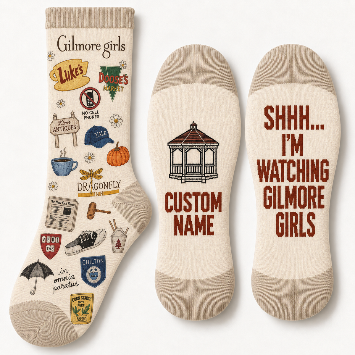 Gilmore Girls Socks, Rewatch Season Socks