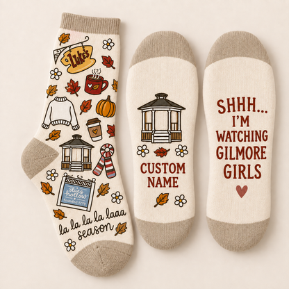 Gilmore Girls Socks, Rewatch Season Socks