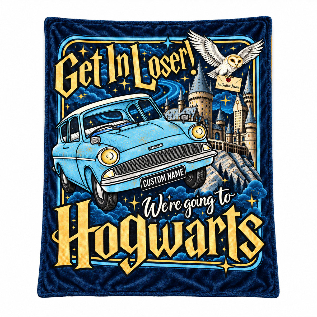 Personalized Wizard Blanket with Name