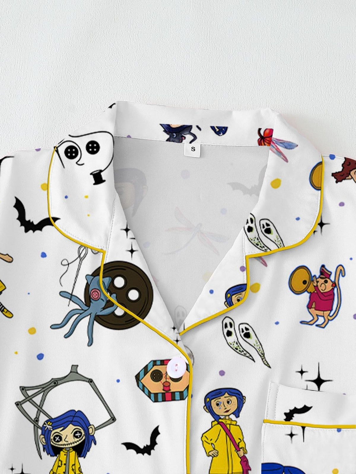 Coraline Inspired Pajama Set, Halloween Pajamas