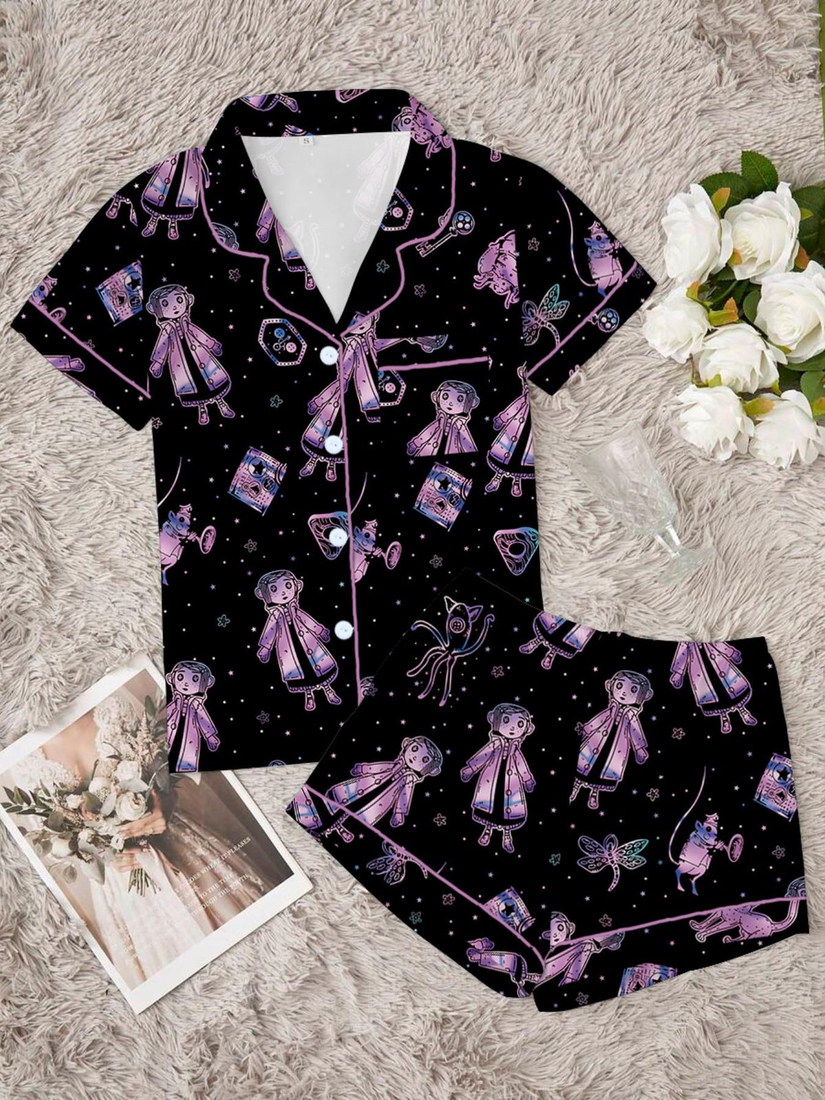Coraline Spooky Dream Pajamas Set