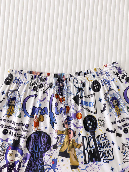 Coraline Blue Night Pajamas Set
