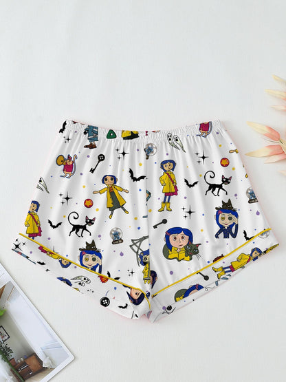 Coraline Inspired Pajama Set, Halloween Pajamas