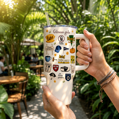 Gilmore Girls Tumbler, 40oz Tumbler Stars Hollow