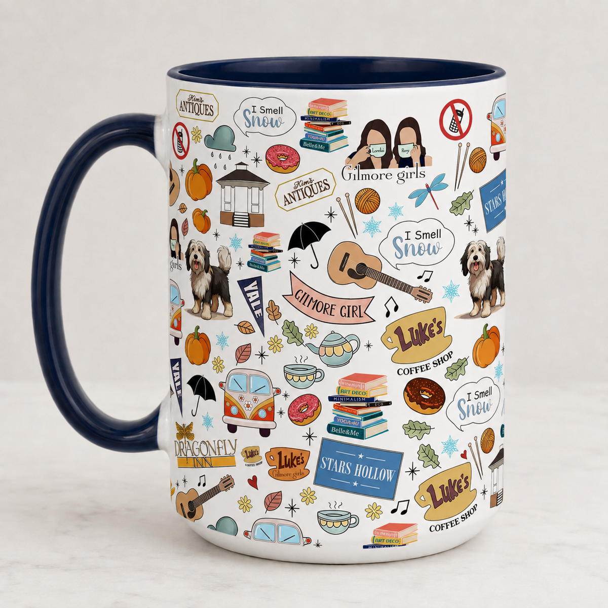 Gilmore Girls Accent Mug, Stars Hollow Ceramic Mug