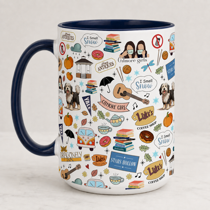 Gilmore Girls Accent Mug, Stars Hollow Ceramic Mug