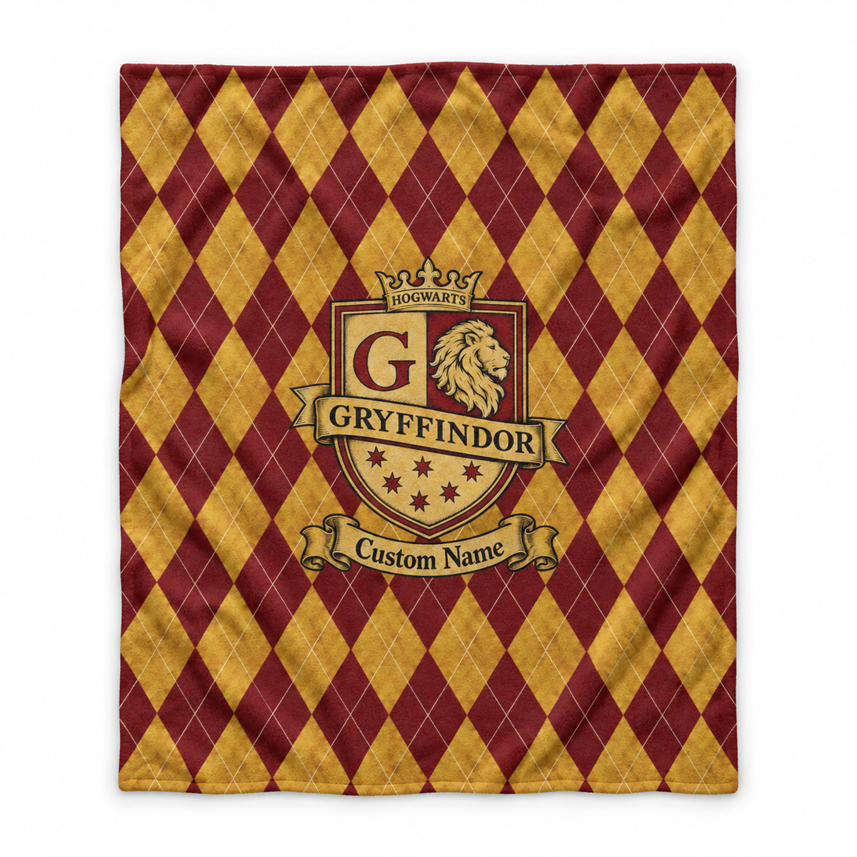 Personalized Wizard House Crests Blanket with Name