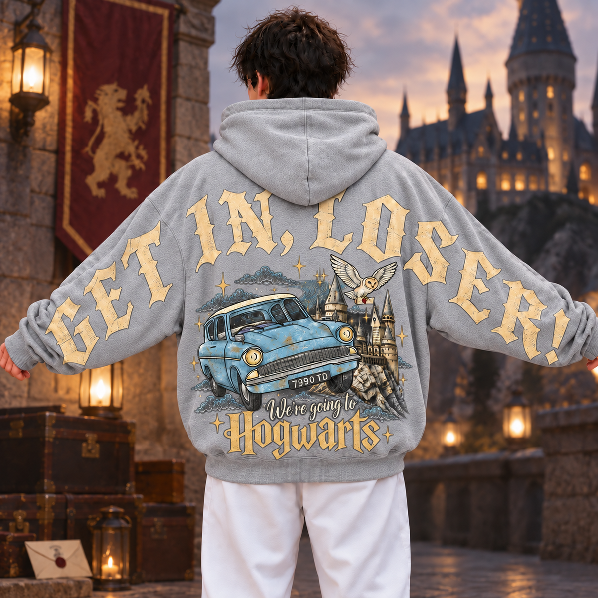 Get In Loser Hoodie, Wizard House Hoodie