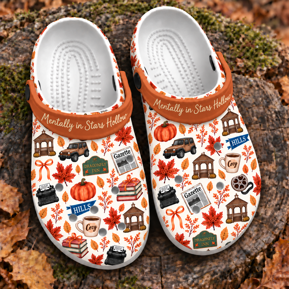 Gilmore Girls Clogs, Mentally in Stars Hollow Slip-On Shoes