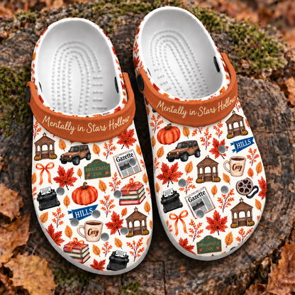 Gilmore Girls Clogs, Mentally in Stars Hollow Slip-On Shoes