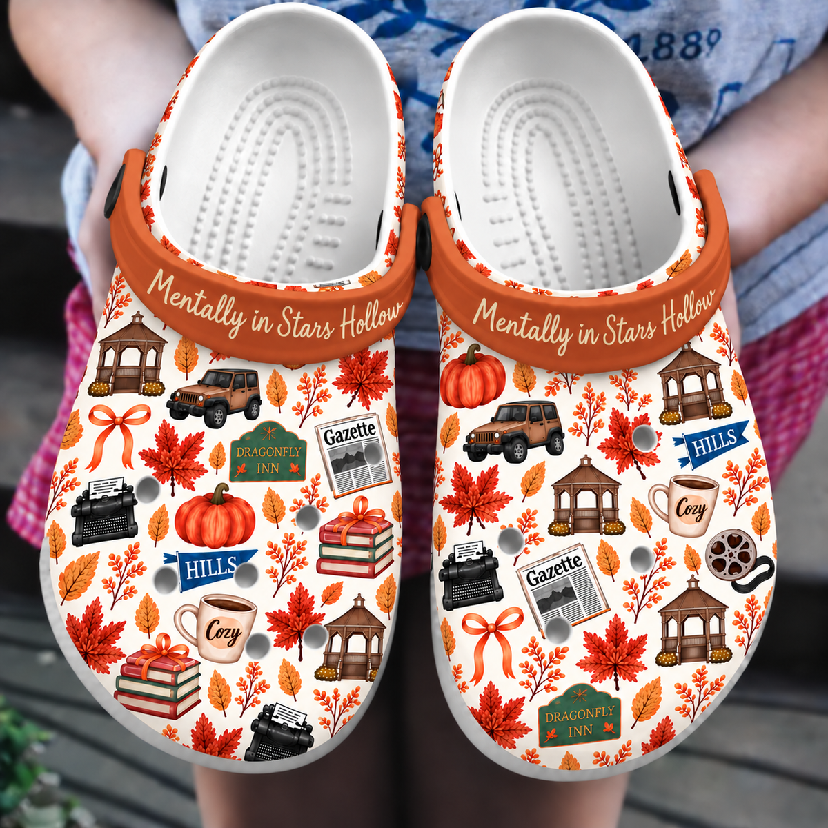 Gilmore Girls Clogs, Mentally in Stars Hollow Slip-On Shoes
