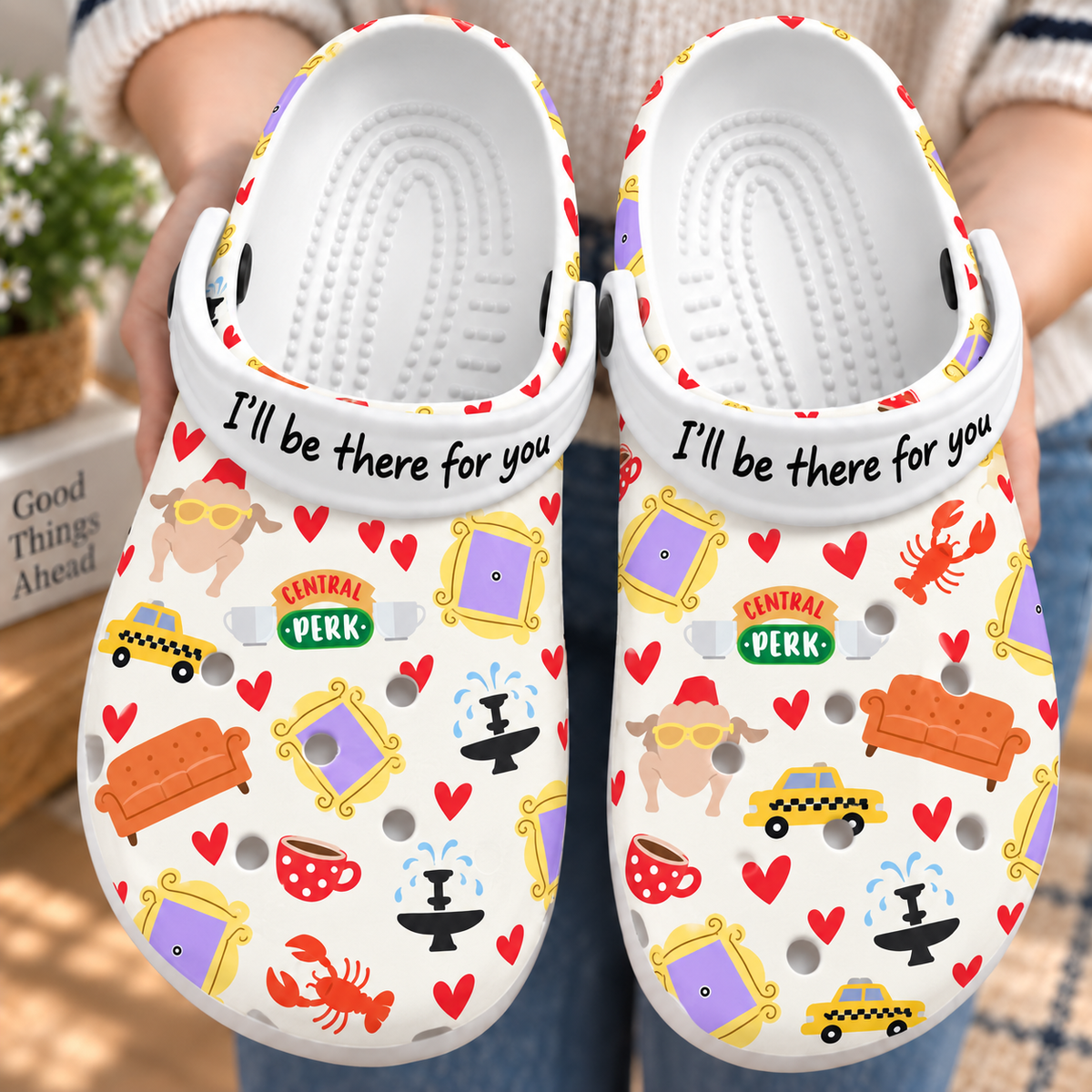 Friends TV Show Clogs, I’ll Be There for You Slip-On Shoes