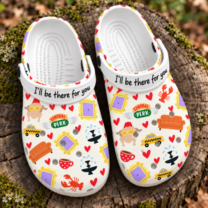 Friends TV Show Clogs, I’ll Be There for You Slip-On Shoes