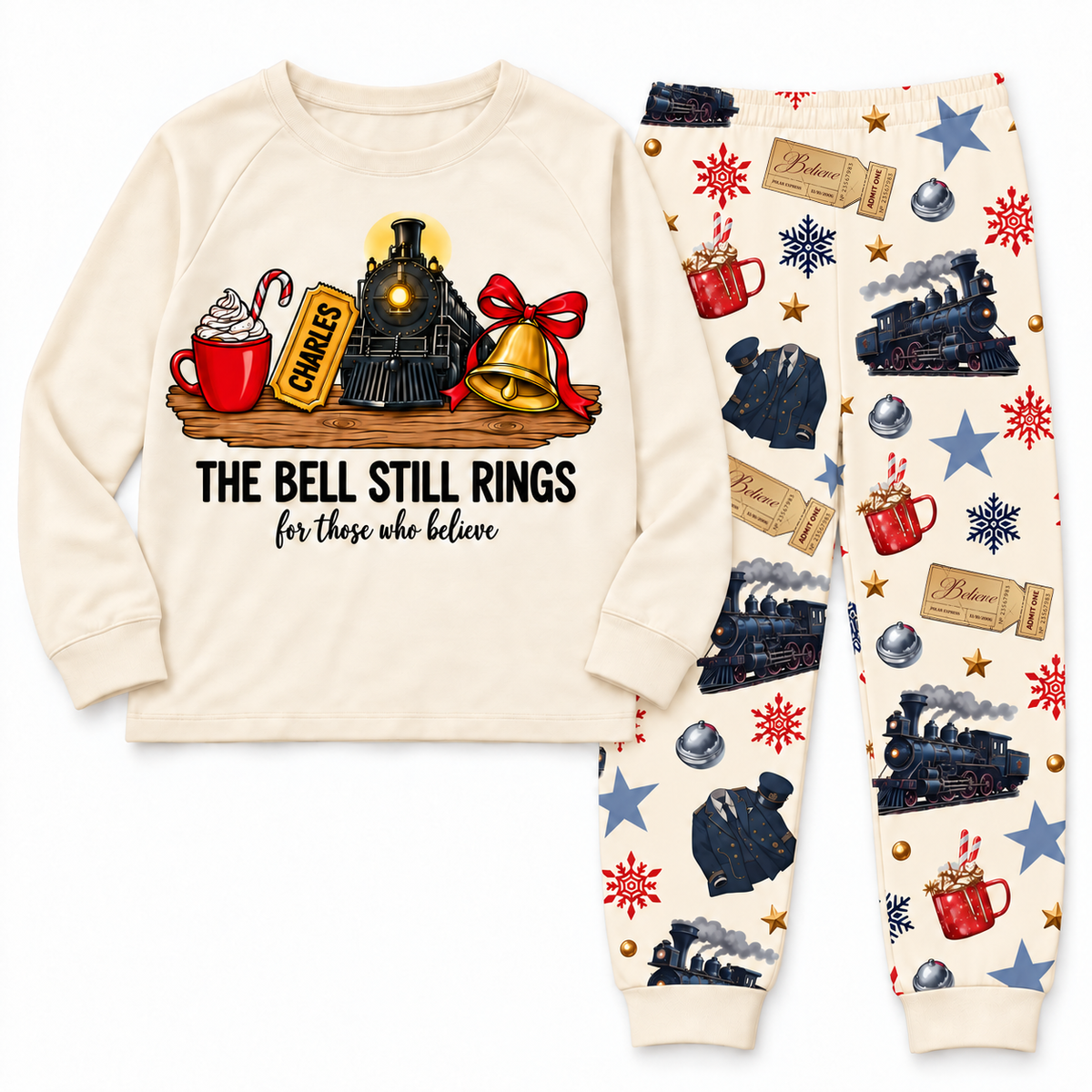 Personalized Polar Express Pajamas