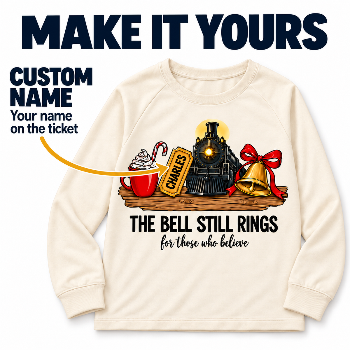 Personalized Polar Express Pajamas