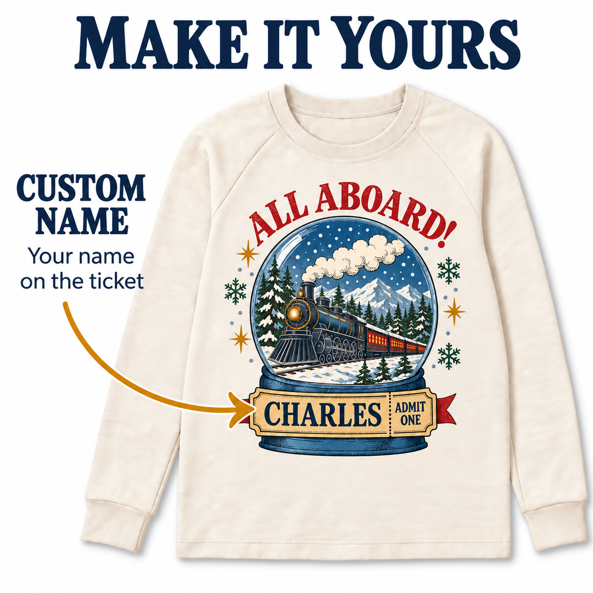 Personalized Polar Express Pajamas