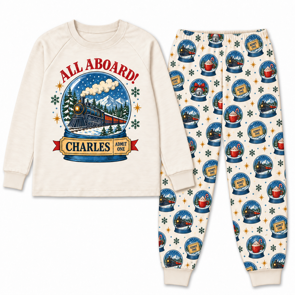 Personalized Polar Express Pajamas