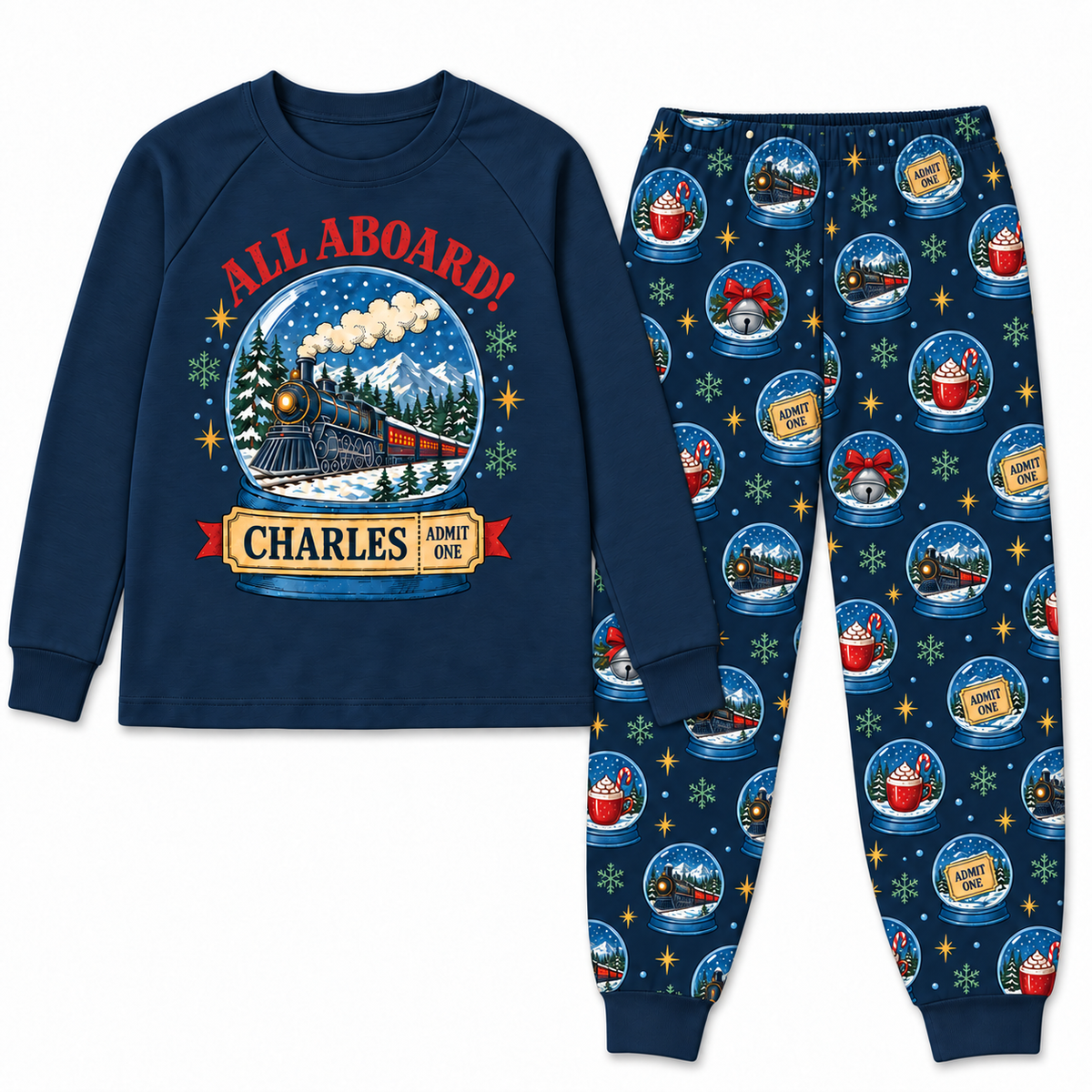 Personalized Polar Express Pajamas