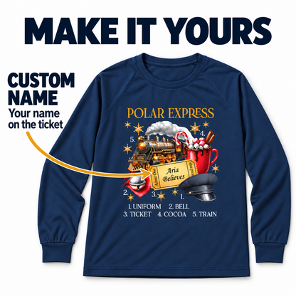 Personalized Polar Express Pajamas