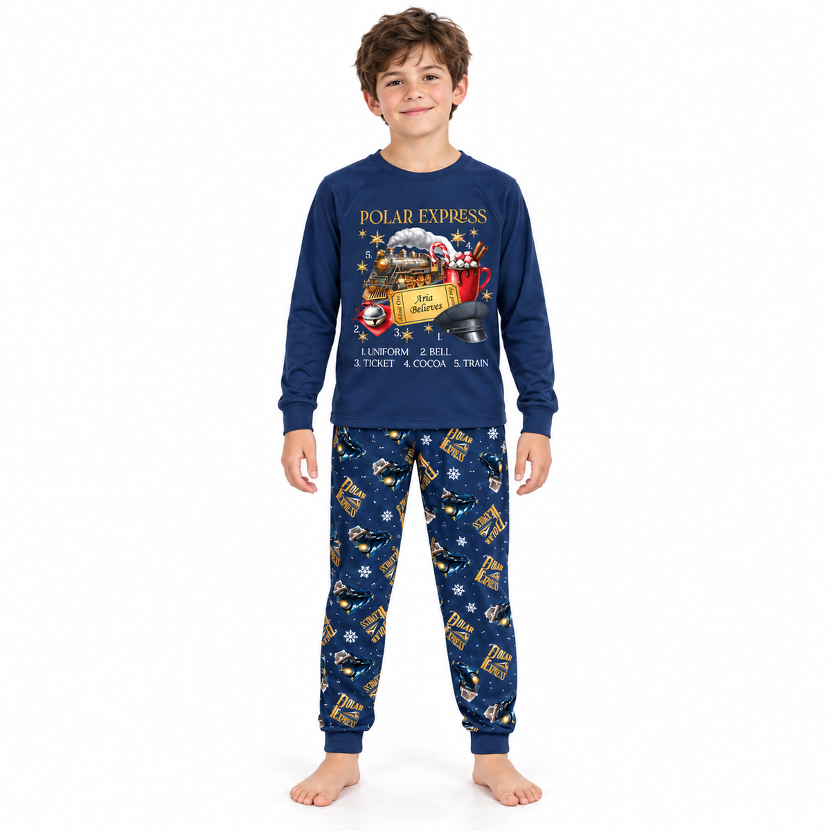 Personalized Polar Express Pajamas