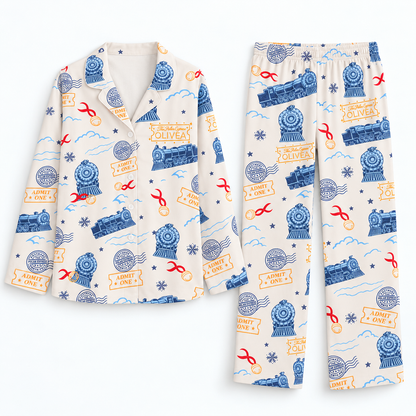 Personalize Polar Express Train Ride Pajamas