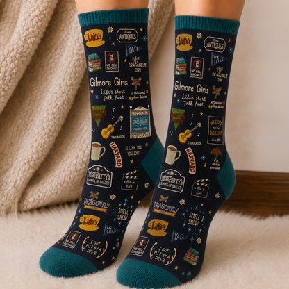 Gilmore Girls Socks, Rewatch Season Socks