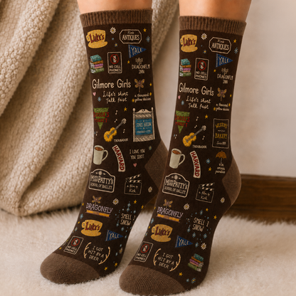 Gilmore Girls Socks, Rewatch Season Socks