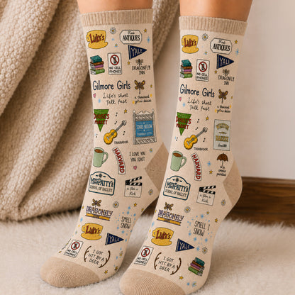 Gilmore Girls Socks, Rewatch Season Socks