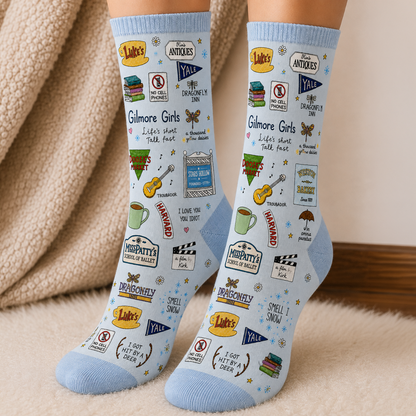 Gilmore Girls Socks, Rewatch Season Socks